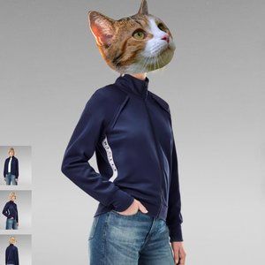 NWT- G-Star RAW Branded Tape Track Top Jacket Sartho Blue Sz L